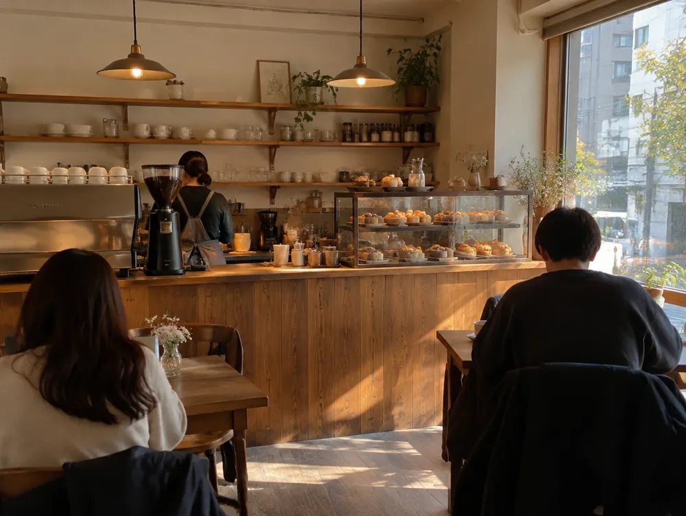 카페 매장 예시 사진(AI)